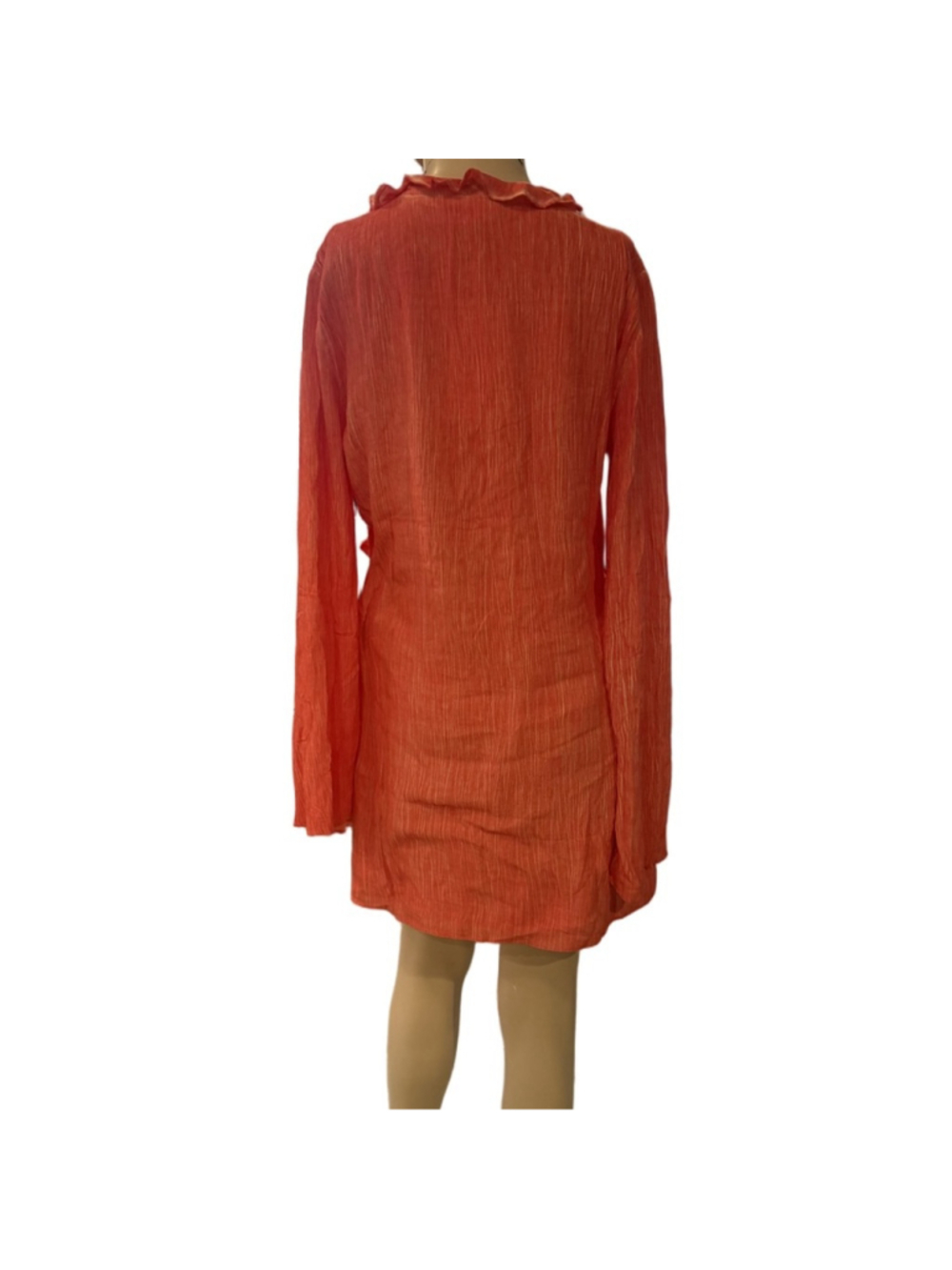 Rococo Sand Vibrant Orange Mini Dress - Picture 7 of 13